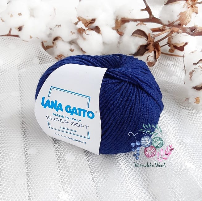 Lana Gatto SUPER SOFT (14339 насыщенный синий)