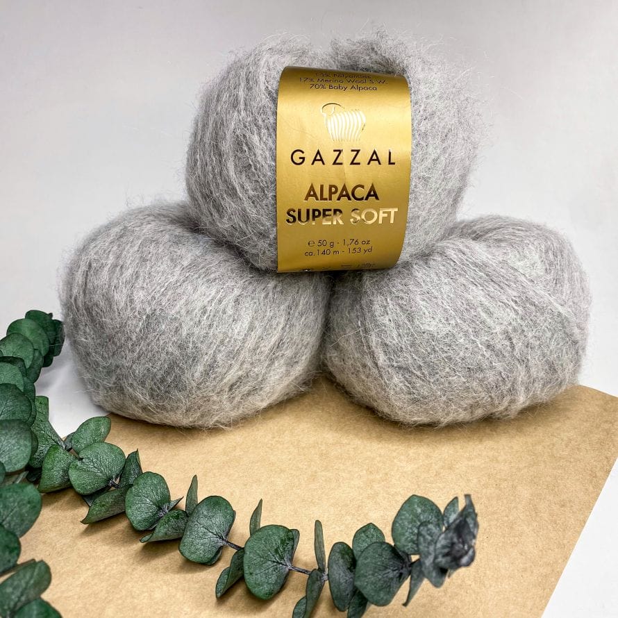 Gazzal Alpaca Super Soft (109 светло-серый)