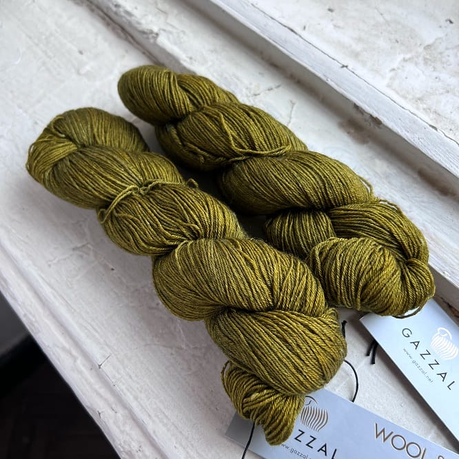 Gazzal Wool Silk (11143 старинный мох)