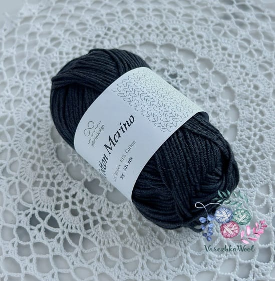 INFINITY Cotton Merino (1099 чёрный)