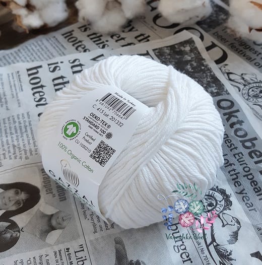 Gazzal Organic Baby Cotton (415 белый)