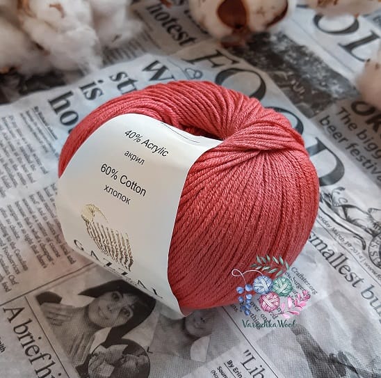 Gazzal Baby Cotton (3418 коралл)