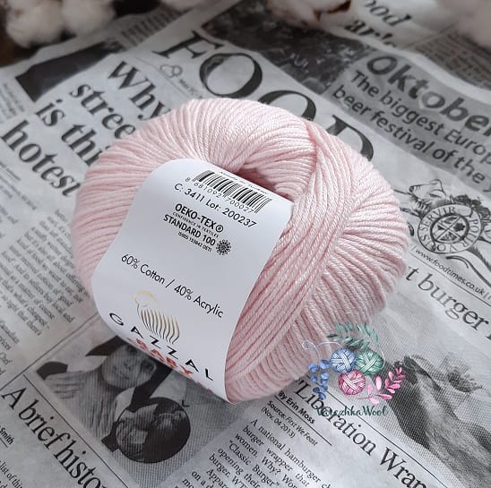 Gazzal Baby Cotton (3411 нежно-розовый)