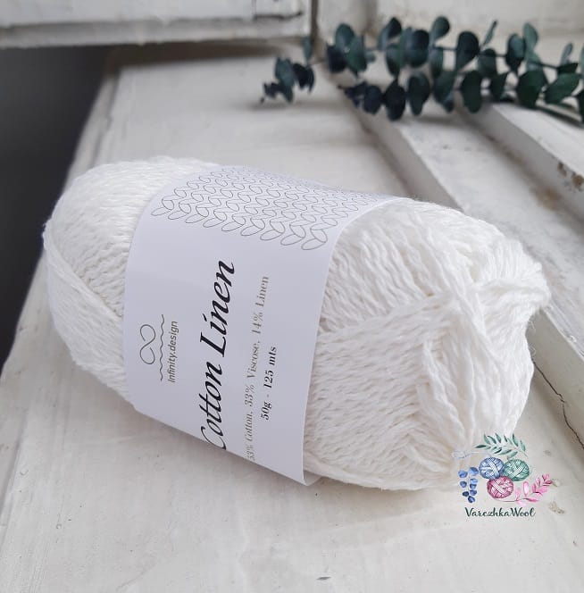 INFINITY Cotton Linen (1002 белый)
