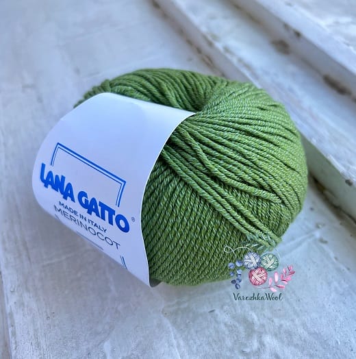 Lana Gatto MERINOCOT (14529 зеленое яблоко)