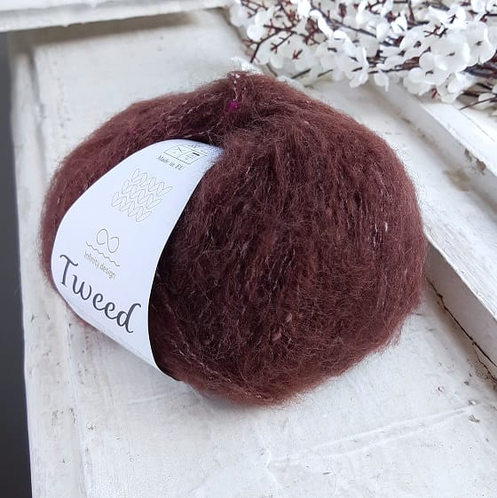 INFINITY Tweed (3062 пыльный бордово-коричневый)
