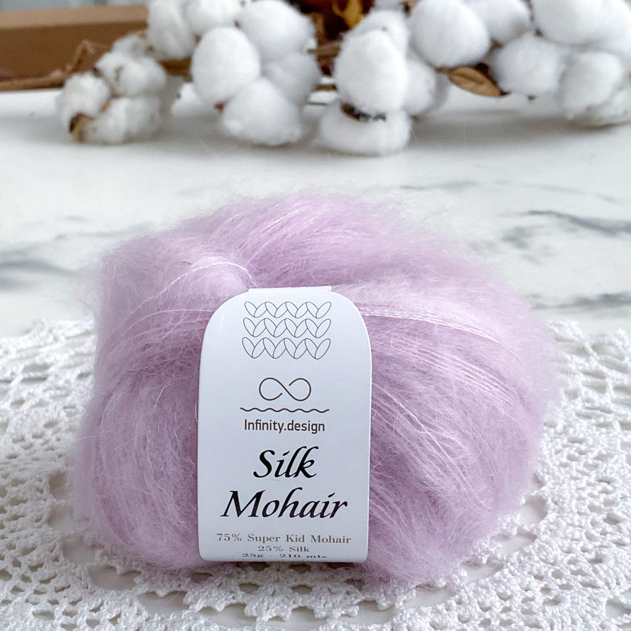 INFINITY Silk Mohair (5002 сахарная вата)