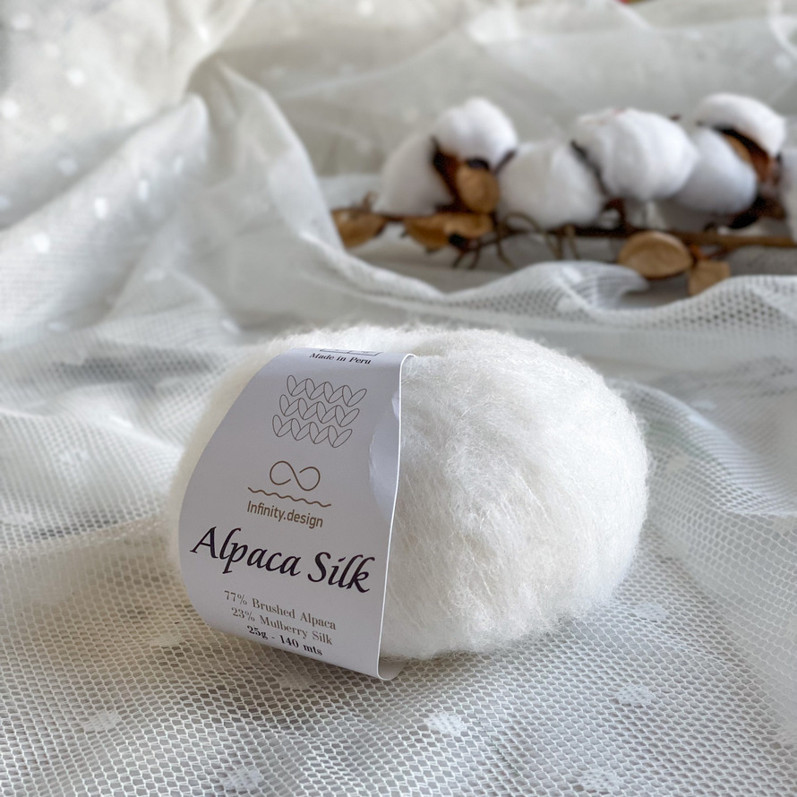 INFINITY Alpaca Silk (1002 белый)