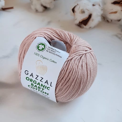 Gazzal Organic Baby Cotton (416 пудра)