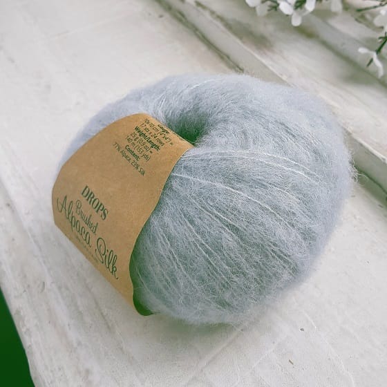 DROPS Brushed Alpaca Silk (14 льдинка)