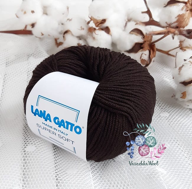 Lana Gatto SUPER SOFT (10053 горький шоколад)