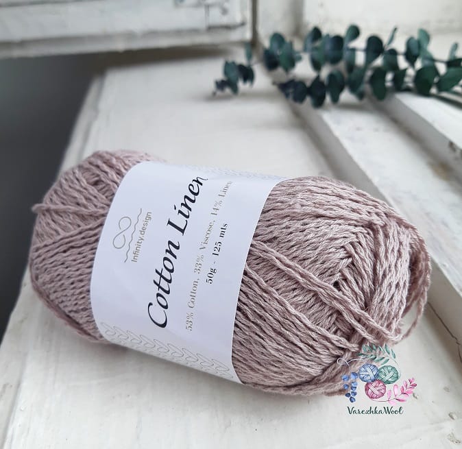 INFINITY Cotton Linen (4621 серо-розовый)
