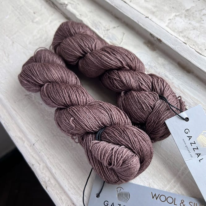 Gazzal Wool Silk (11138 каштан)