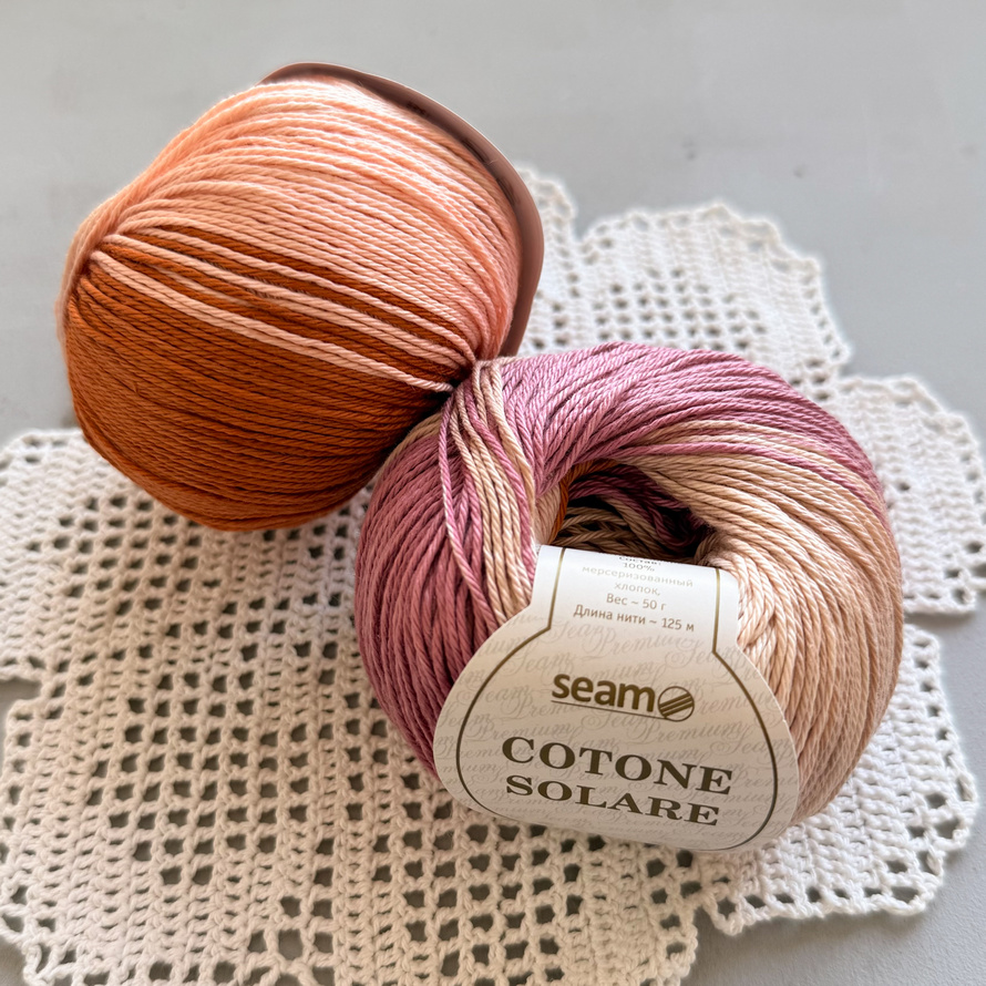 Пряжа Seam Cotone Solare 910