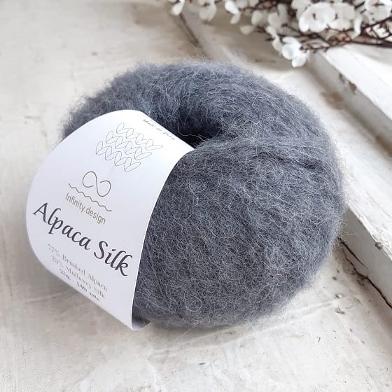 INFINITY Alpaca Silk (1053 тёмно-серый)