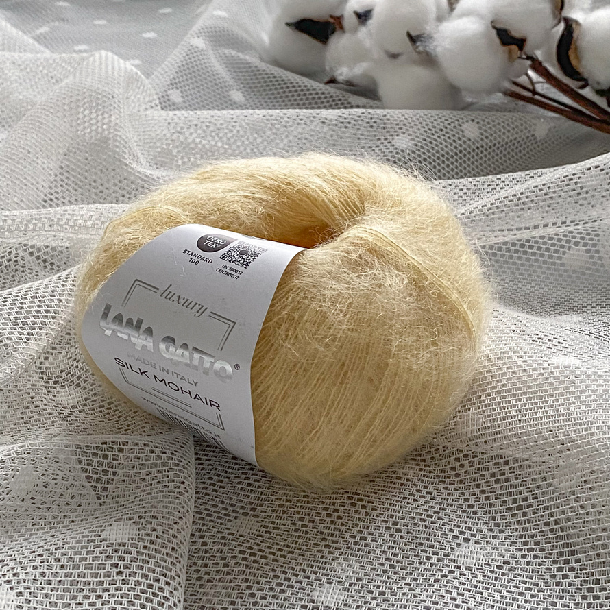 Lana Gatto SILK MOHAIR (30792 нежно-желтый)