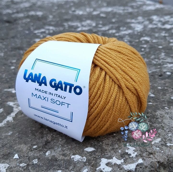 Lana Gatto MAXI SOFT (14468 медовая горчица)