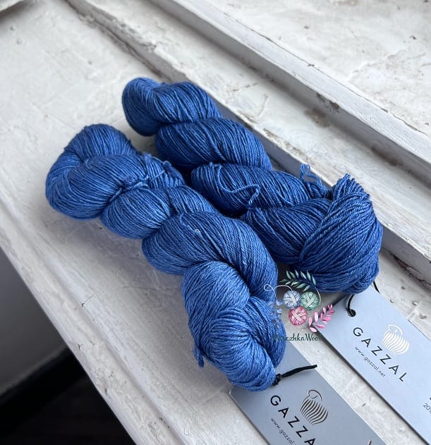 Gazzal Wool Silk (11164 кобальт)