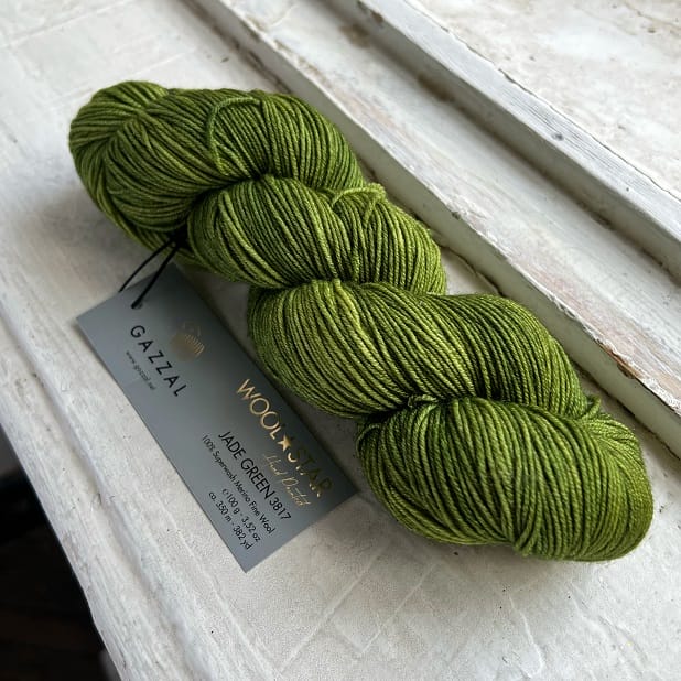 Gazzal Wool Star (3817 зеленый нефрит)