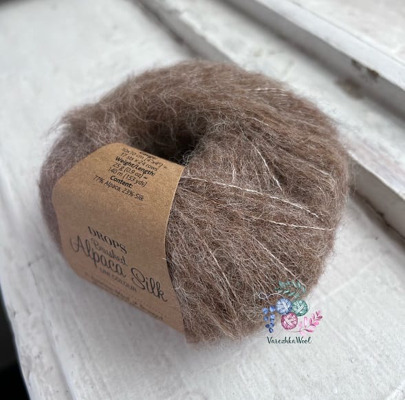 DROPS Brushed Alpaca Silk (05 брауни)