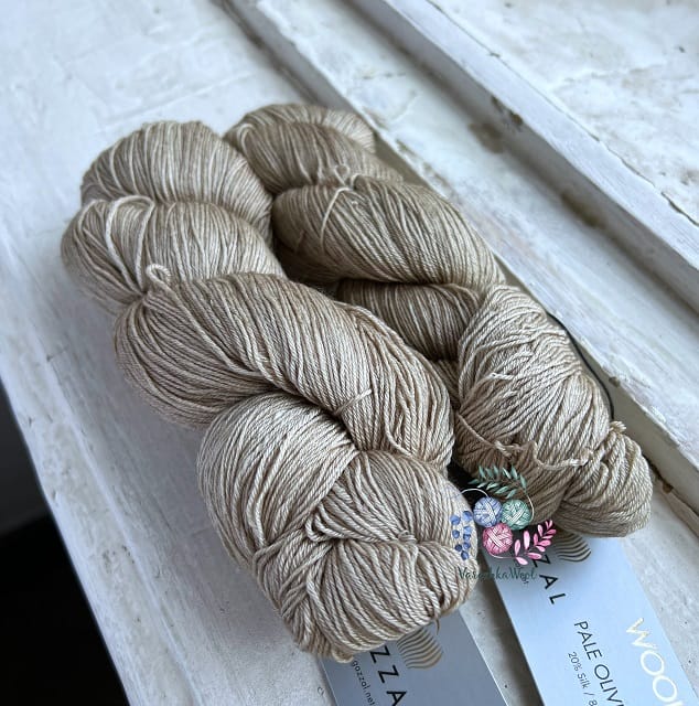 Gazzal Wool Silk (11139 бледно-оливково-зеленый)