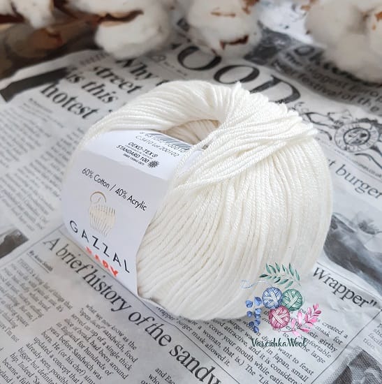 Gazzal Baby Cotton (3410 белый)