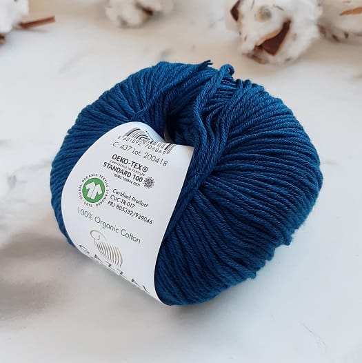 Gazzal Organic Baby Cotton (437 тёмно-синий)