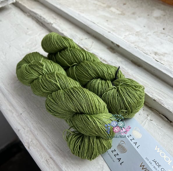 Gazzal Wool Silk (11149 нефритово-зеленый)