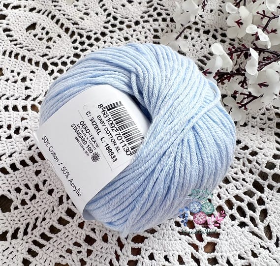 Gazzal Baby Cotton XL (3429 голубой)