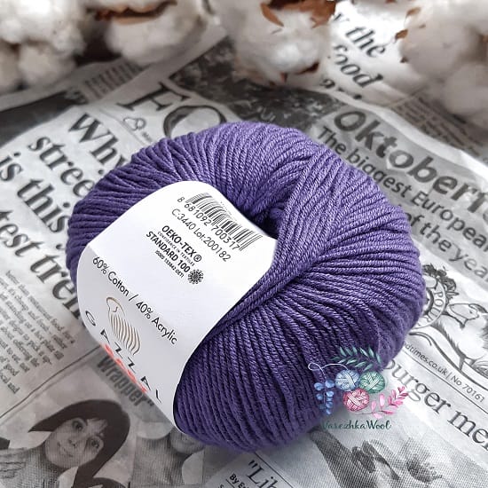 Gazzal Baby Cotton (3440 фиолетовый)