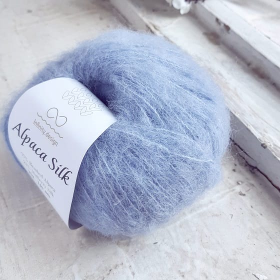 INFINITY Alpaca Silk (5930 пыльно-голубой)