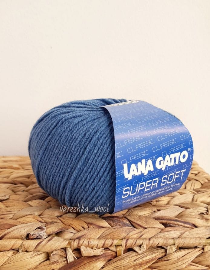 Lana Gatto SUPER SOFT (14332 голубая бирюза)